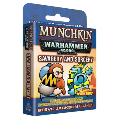 Produktbild von Munchkin Warhammer 40,000: Savagery and Sorcery, Kartenspiel, Rollenspiele, 10 Jahr(e), 60 min
