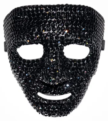 Produktbild von Schwarzes Glitzerphantom Maske