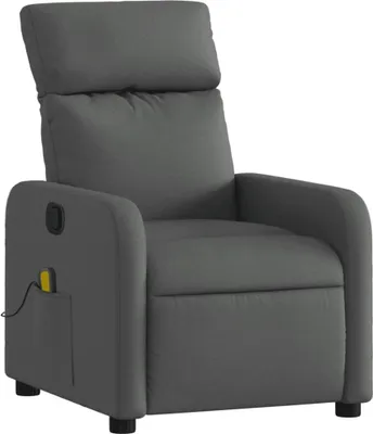 Produktbild von vidaXL Massagesessel Dunkelgrau Stoff