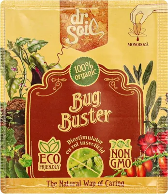 Produktbild von Dr.Soil BUG BUSTER, Natürliches Insektenschutzmittel 10ml  Einzeldosis pro 1L Sprühlösung