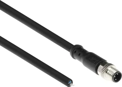 Produktbild von ACT SC3004, 1,5 m, M8, Männlich, Schwarz, Kupfer, Polyvinylchlorid (PVC)