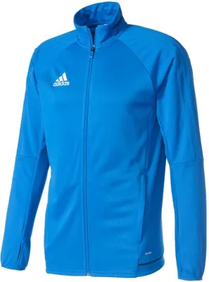 Produktbild von adidas Tiro 17 M Fußballjacke Blau BQ2711