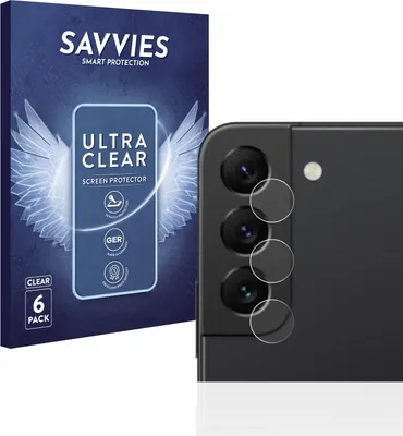 Produktbild von 6x Für Samsung Galaxy S22 5G (NUR Kameraschutz) Schutzfolie Savvies Displayschutz Display Schutz Folie Klar Transparent