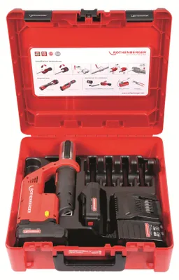 Produktbild von Rothenberger ROMAX Compact TT, Gerader Griff, Metall, Kunststoff, Schwarz, Rot, Deutschland, 4 cm, 3 s