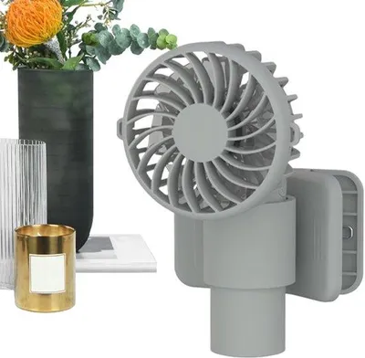 Productafbeelding van Klemventilator - USB-oplaadbaar, met klem - geschikt voor kantoor, kinderwagens, kamperen