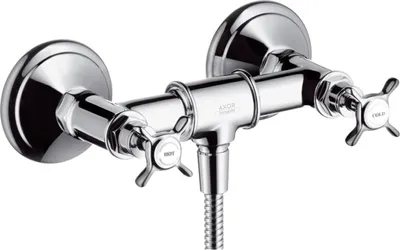 Zdjęcie produktu dla HansGrohe dwuuchwytowa natynkowa bateria prysznicowa Axor Montreux chrom 16560000
