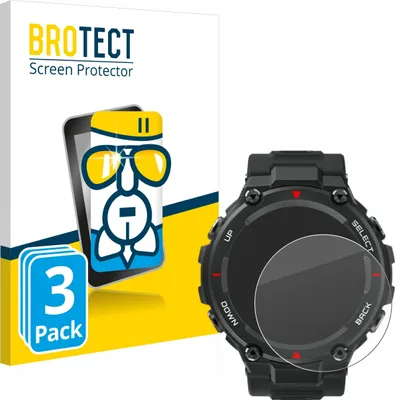 Produktbild von 3x BROTECT Schutzglas für Huami Amazfit T-Rex Schutzfolie Panzer Folie Glas Display Schutz klar
