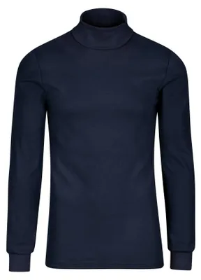 Produktbild von Trigema Herren 685010 Langarmshirt, Blau (Navy), XL EU