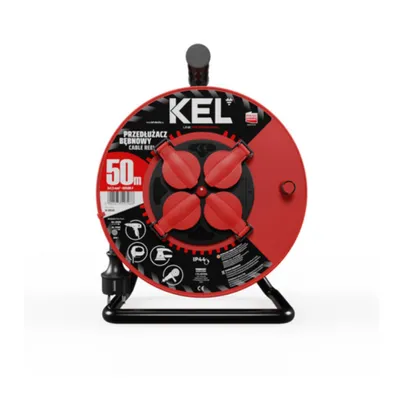 Produktbild von Kabeltrommel 50m 4× 230 V Schuko 3×1,5 H05RR-F Professional Line W-98500