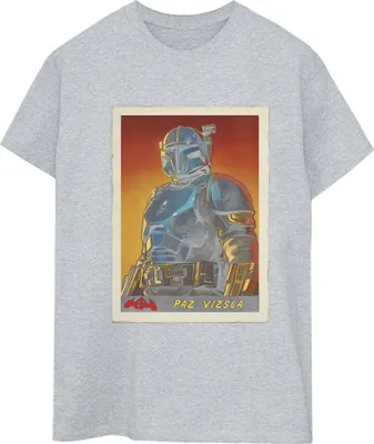 Produktbild von Star Wars - "The Mandalorian" T-Shirt für Damen BI45922 (L) (Grau)