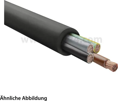 Immagine prodotto di Cavo HELU H07RN-F 4G4mm² con guaina in gomma AD 14,0mm - 17,9mm Tensione nominale Uo/U 450V/750V - 1 metro