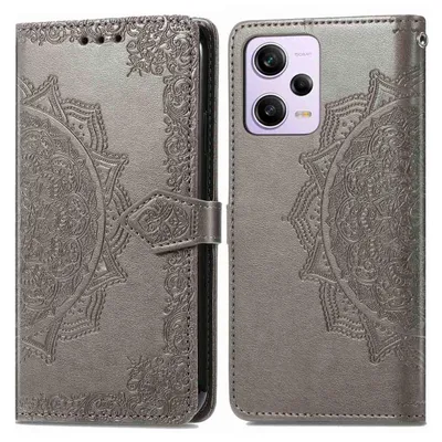 Produktbild von imoshion Mandala Klapphülle Xiaomi Redmi Note 12 Pro (5G) - Grau
