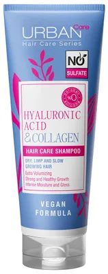Immagine prodotto di UrbanCare Acido ialuronico e collagene, shampoo per capelli secchi, 250 ml