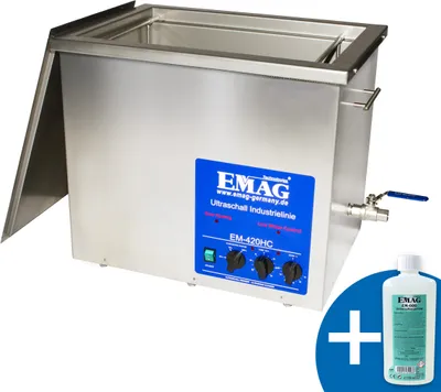 Produktbild von Emmi®- 420 HC Ultraschallreiniger 42L Edelstahl, Werkstatt Labor Praxis