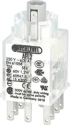 Immagine prodotto di Georg Schlegel Contatto luminoso, 2Ö + 2S Contatto AF, illuminabile Spina piatta 2,8 mm x 0,8 mm - 1 pezzo