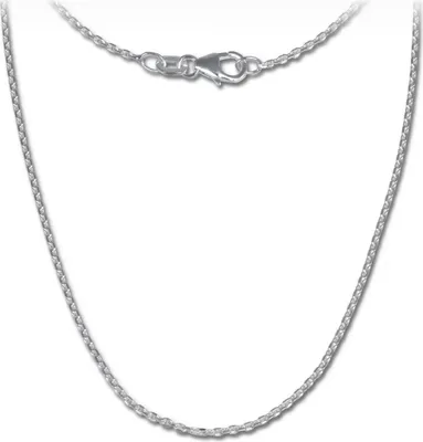 Produktbild von SilberDream Halskette 60cm Ankerkette 925er Silber Schmuck silber SDK21160