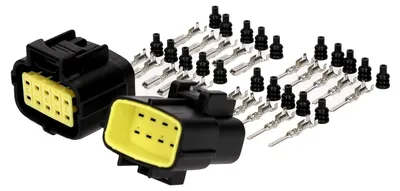 Produktbild von AMP Econoseal J Set 10-polig 0,5-1,5mm² I Wasserdichter Steckverbinder Motorrad Auto I KALI-2110 I Industriequalität
