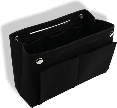 Immagine prodotto di Portadocumenti da borsa, 26x15x9,5 cm, nero, 12 scomparti, leggero