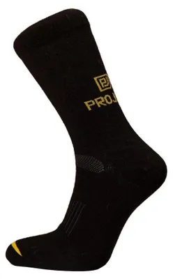 Image de Projob - Chaussettes "9091" uni pour hommes/femmes, en laine ET671 (taille 42,5 EU - 44 EU) (noir)