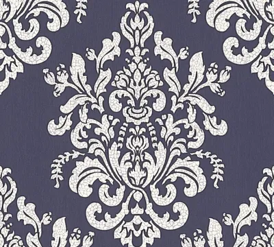 Produktbild von A.S. Création Barocktapete Hermitage Tapete mit Ornamenten Vliestapete violett silber weiß 10,05 m x 0,53 m