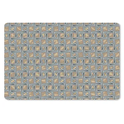 Produktbild von MuchoWow® Schreibtischunterlage Braun - Muster - Geometrie 60x40 cm - XXL Mauspad - Großes Mauspad