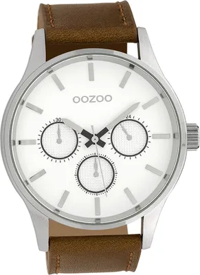 Produktbild von Oozoo Leder Herren Uhr Analog Quarzuhr Armband braun Timepieces D2UOC10045