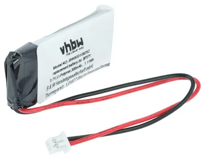 Produktbild von vhbw Akku Ersatz für BP37Y für Hundehalsband Hunde-Trainer (300 mAh, 3,7 V, Li-Polymer)