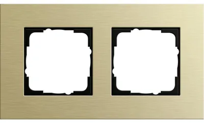 Image de GIRA Cadre de finition double or clair 0212217 (0212217)