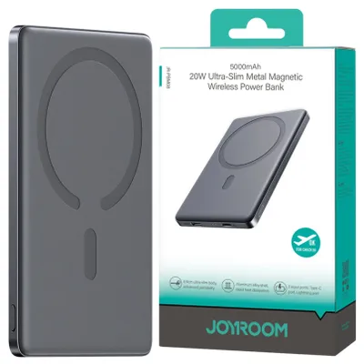 Immagine prodotto di Joyroom Magnetic Powerbank Jr-Pbm08 20W 5000Mah Slim (Grigio)