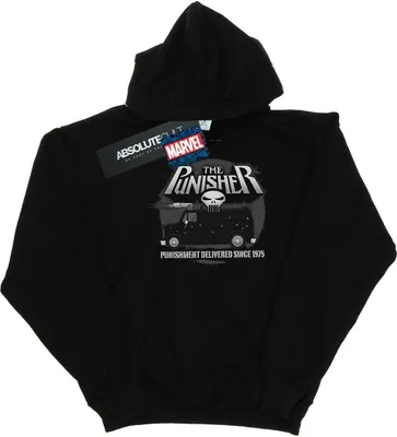 Immagine prodotto di Marvel - Felpa con cappuccio da uomo "The Punisher Battle Van" BI14471 (XL) (Nero)