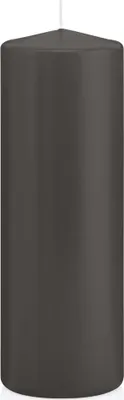 Produktbild von Stumpenkerzen Grau 200 x Ø 68 mm, 12 Stück