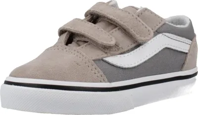 Image de Vans Old Skool V 2  Klittenband Laag - Taupe - Maat 26
