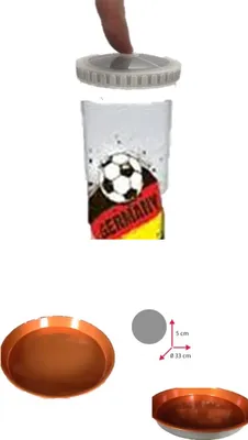 Produktbild von Baby-Weizen 6 Stück Damen-Weizen Weiss-Bierglas 6 Schutzdeckel gegen Insekten + Tablett