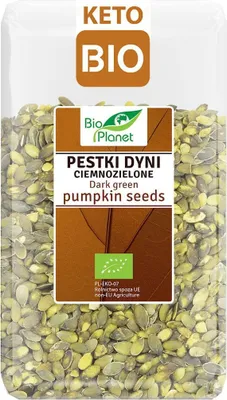 PESTKI DYNI CIEMNOZIELONE BIO 1 kg - BIO PLANET
