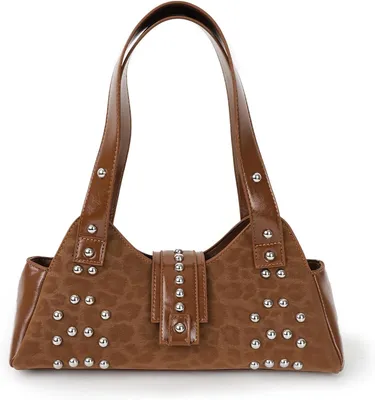 Imagen del producto de Bolso de mano para mujer, de cuero sintético, tamaño pequeño, tipo bandolera, ideal para el uso diario
