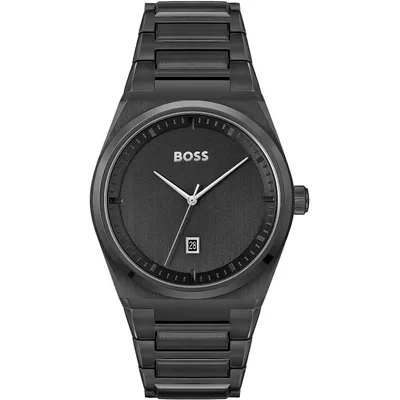 Produktbild von Nur Zeit   Klassisch Hugo Boss Schwarz   Kollektion Steer - mann