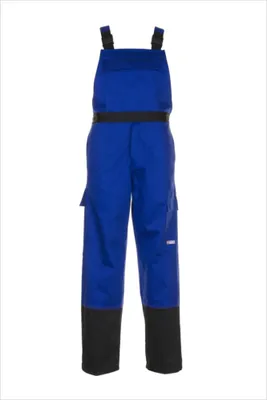 Produktbild von Planam Weld Shield Latzhose kornblau/schwarz Gr. 110, 5531110