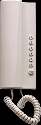 Obrázok produktu pre Elegantný domáci telefón Tesla pre systémy 2-BUS, so 7 tlačidlami a ovládaním hlasitosti, béžový