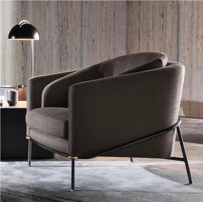 Produktbild von Moderner Design Sessel Wohnzimmer Einsitzer Sofa Couch Lounge Club Hotel Luxus