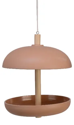 Produktbild von Decoris Vogelfuttersilo - zum Aufhangen - Bambus - Terra - Braun - 25 cm