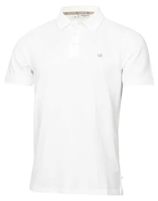 Immagine prodotto di Calvin Klein - Polo da uomo, Emblem GT12998 (XL) (Bianco)