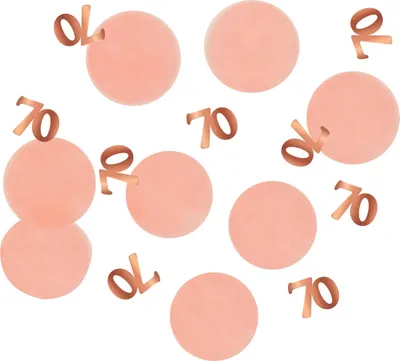 Produktbild von Rosy Blush 70th Birthday Streudeko 25g