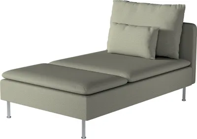 Produktbild von Dekoria Bezug für Söderhamn Recamiere, grau-beige, Bezug für Recamiere