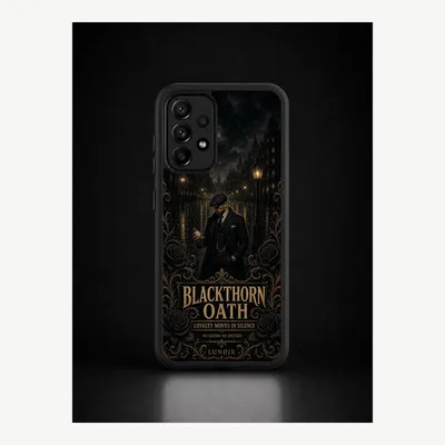 Immagine prodotto di Custodia per Samsung A23, cover protettiva per cellulare con motivo "Schwarzdorn" – LUNØIR ©