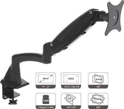 Produktbild von HFTEK GM112FB - Monitorarm - Tischhalterung