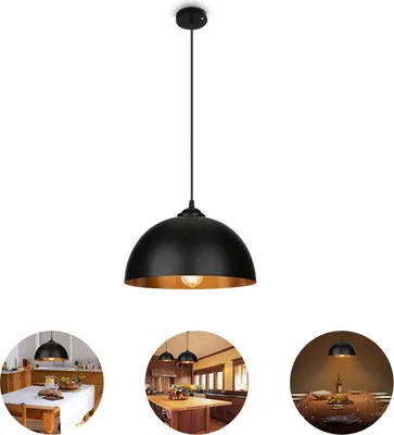 Obrázok produktu pre Fiqops 2x LED závesné svetlo priemyselné závesné svietidlo stropné svietidlo retro osvetlenie