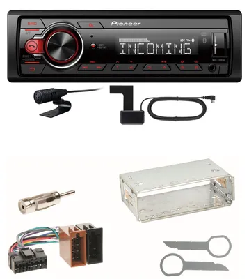 Produktbild von Pioneer MVH-330DAB Bluetooth Digitalradio Einbauset für Mercedes A C M Klasse