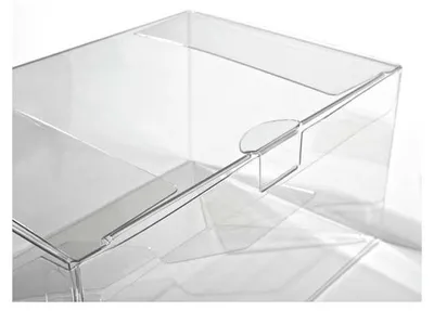 Produktbild von Klarsichtschachteln 15.6x10.8x7.6cm mit Automatikboden (25 Stück)