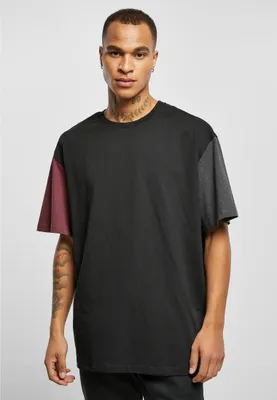 Image de Urban Classics - Organic Oversized Block Shirt schwarz - M