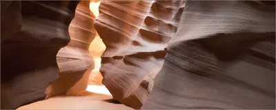 Produktbild von Wallario Poster - Antelope Canyon Arizona  USA, Kunstdruck Größe: 80 x 200 cm